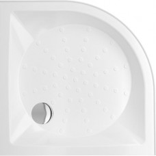 Душевой поддон 1MARKA Afina 80х80 см низкий четверть круга акриловый